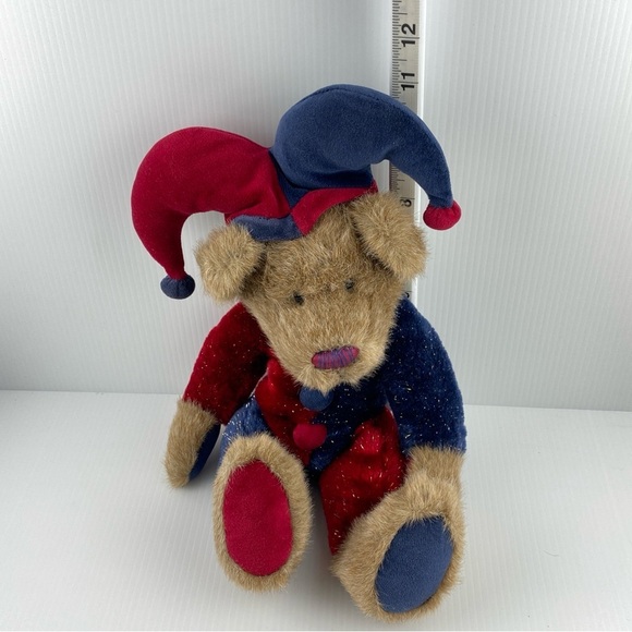Vintage Boyds Court Jester Joker Teddy Bear Mr. McFarkle Bean Bag Plush - Picture 11 of 11